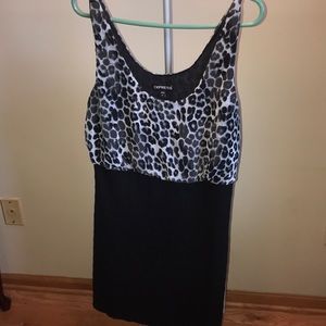Express Body-con Leopard Dress